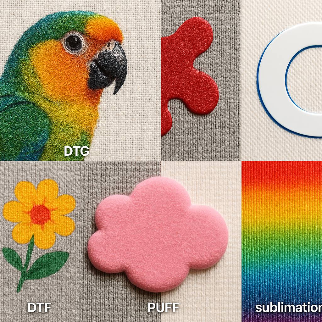 تشخیص نوع چاپ روی لباس