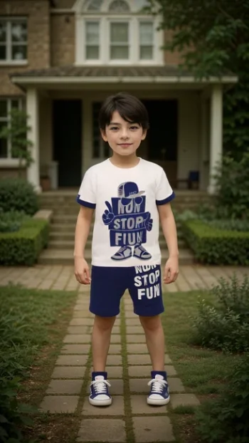 ست شلوارک و تیشرت