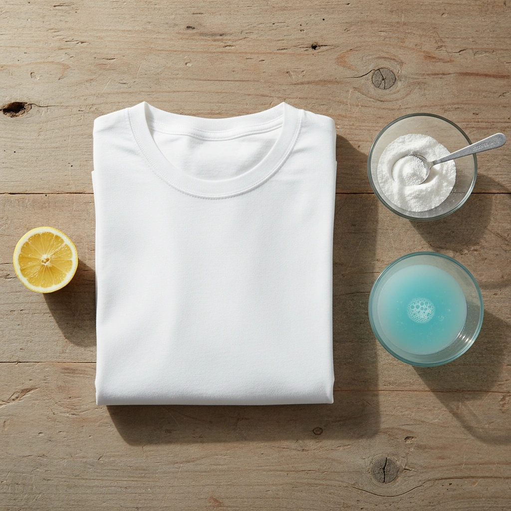 مرحله اول پاک کردن لکه روغن: قرار دادن دستمال کاغذی برای جذب چربی اضافی از روی تی شرت سفید